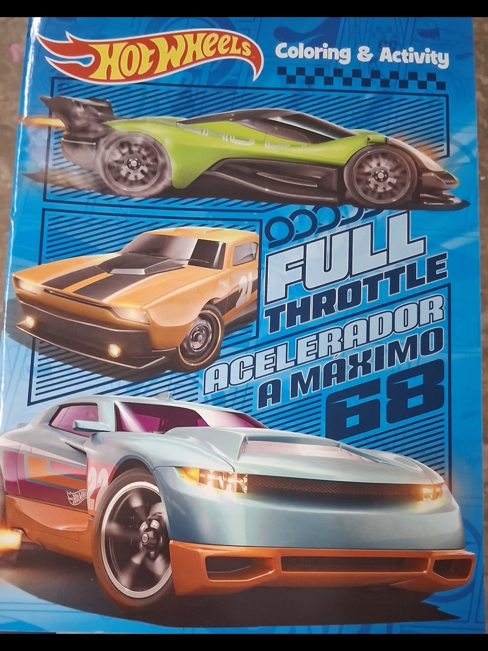 New Hot Wheels Coloring & Activity Book
